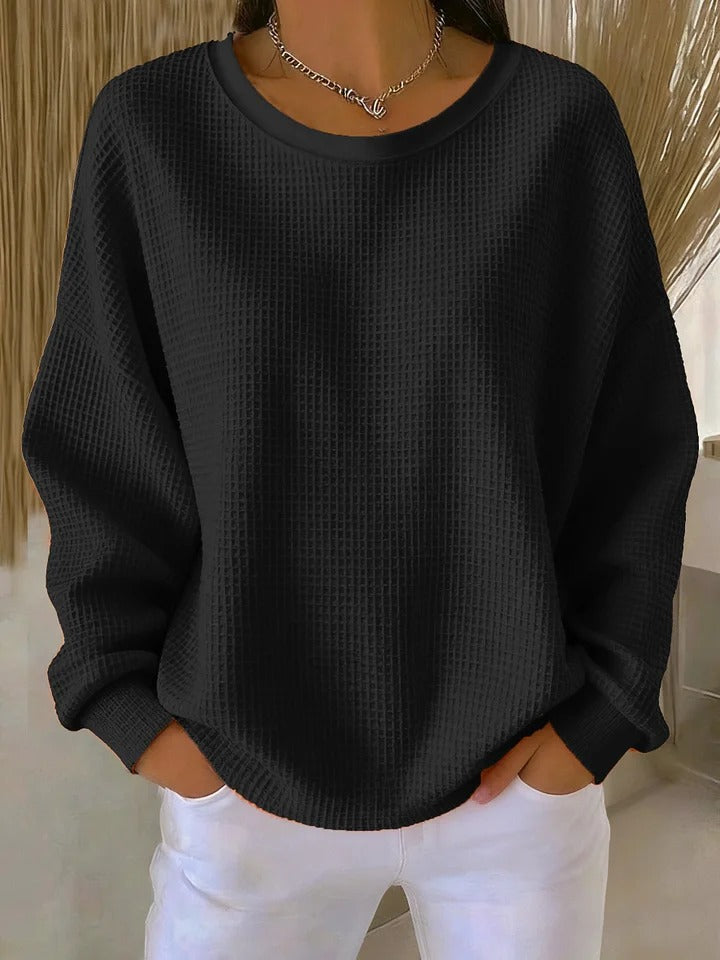 Nuria | Jersey texturizado de corte relajado