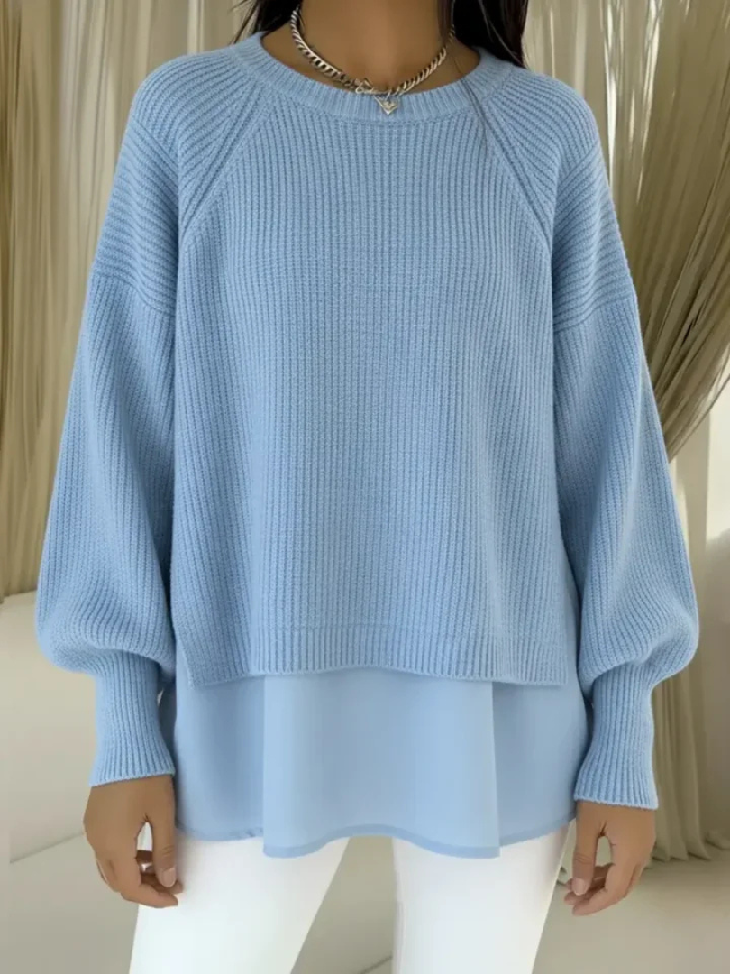 Casilda | Jersey con efecto de capas
