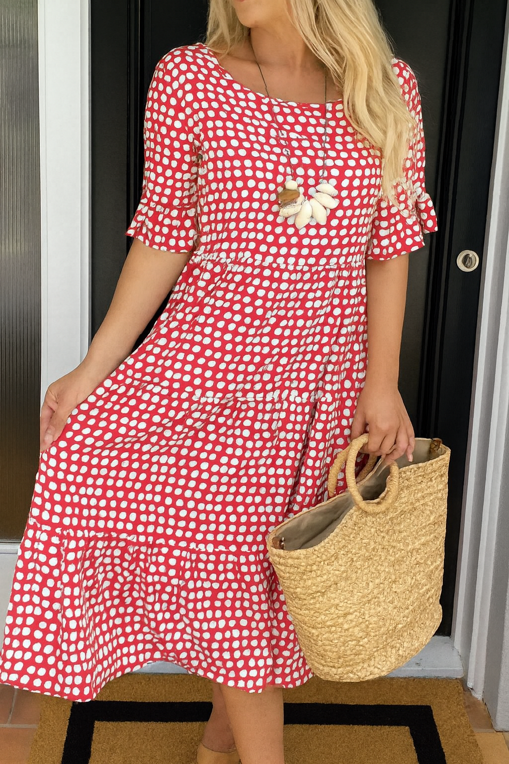 Noémie™ — Vestido midi fluido, elegante y natural