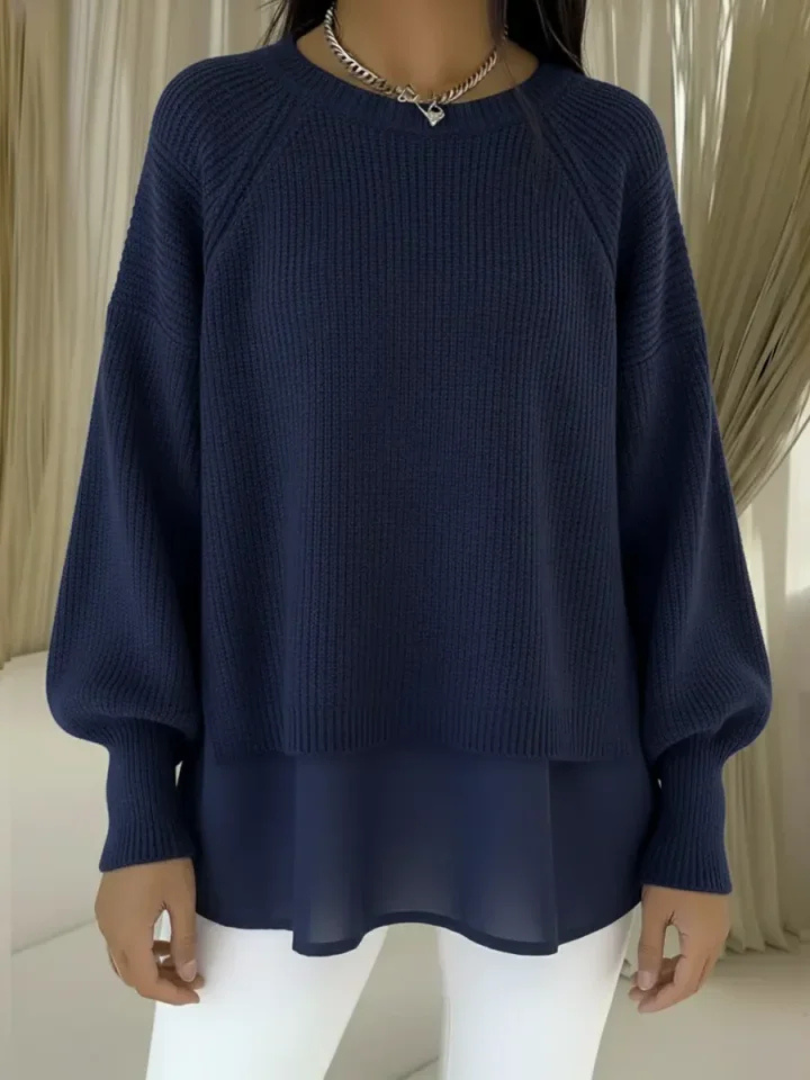 Casilda | Jersey con efecto de capas