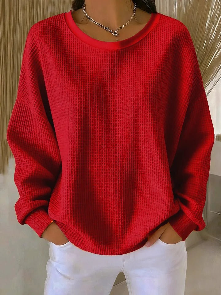 Nuria | Jersey texturizado de corte relajado