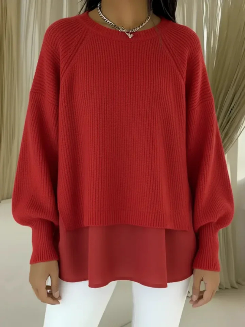 Casilda | Jersey con efecto de capas