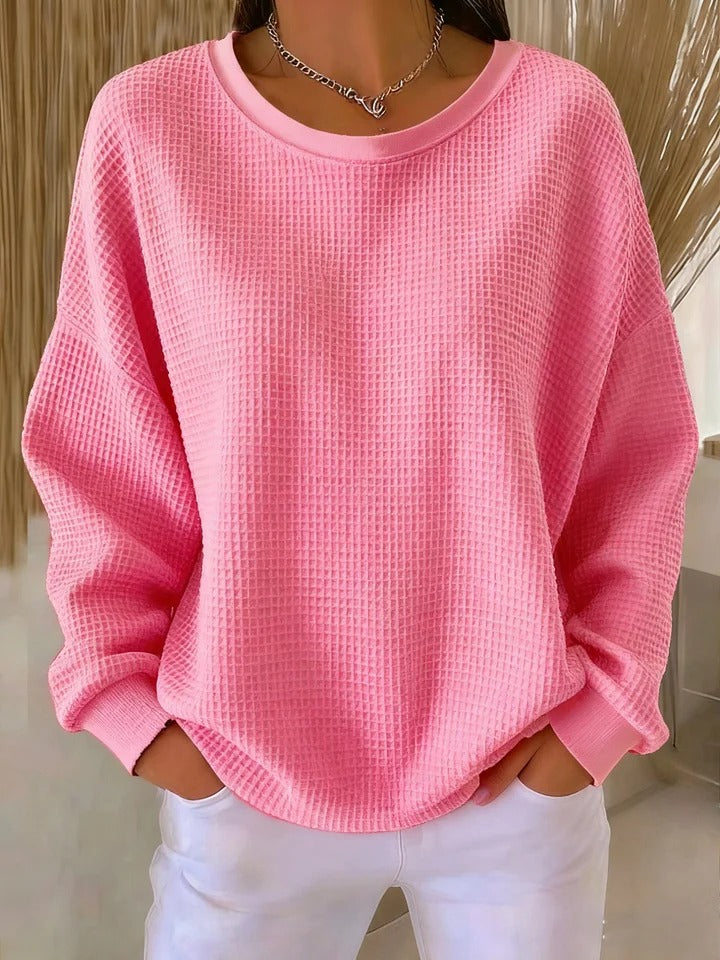 Nuria | Jersey texturizado de corte relajado