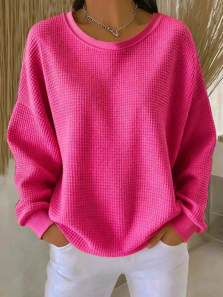 Nuria | Jersey texturizado de corte relajado