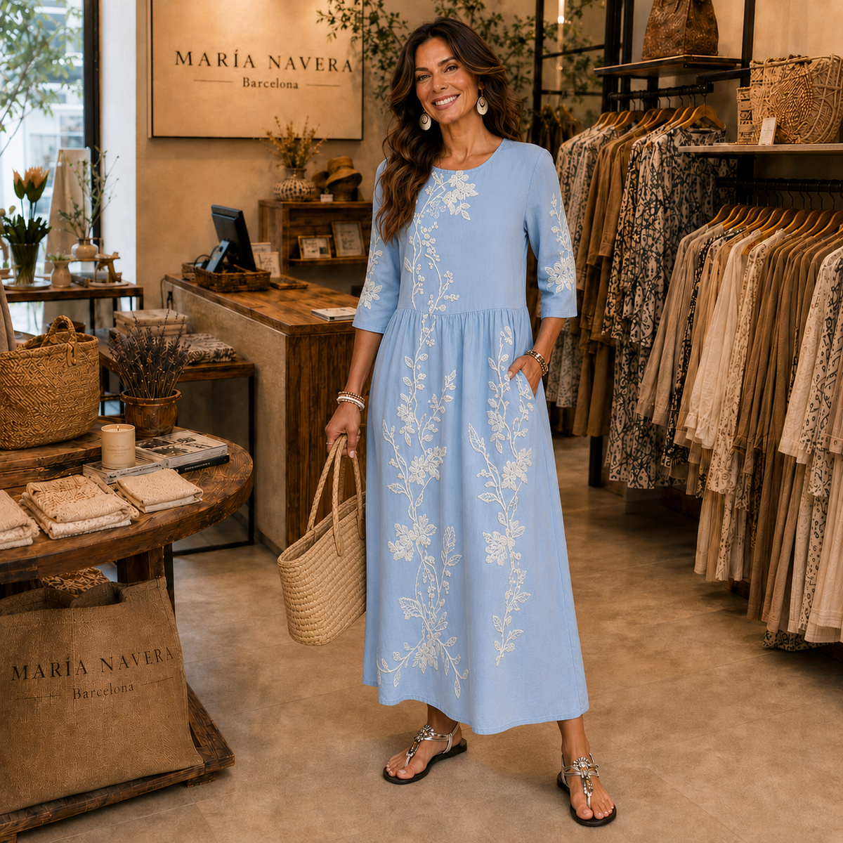 Morena | Vestido floral fluido y ligero