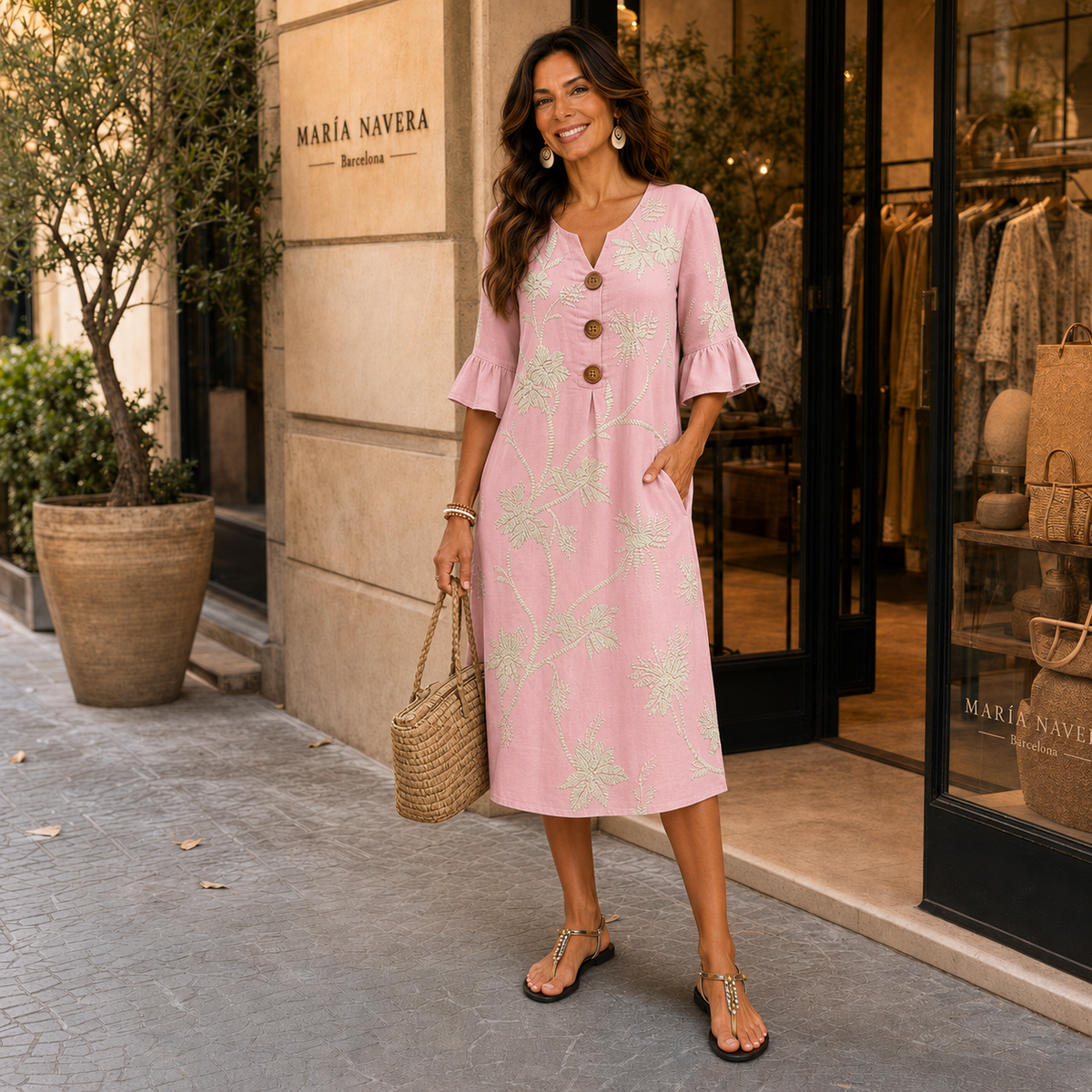 Isabel | Vestido floral ligero y favorecedor