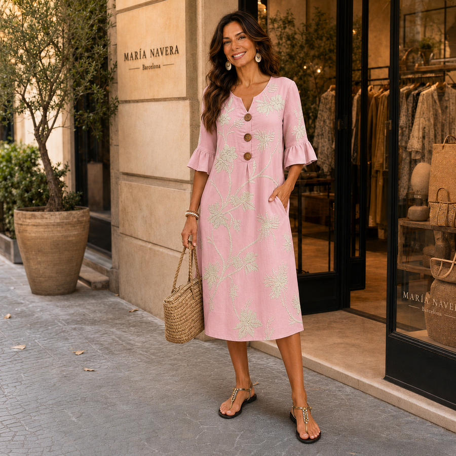 Isabel | Vestido floral ligero y favorecedor