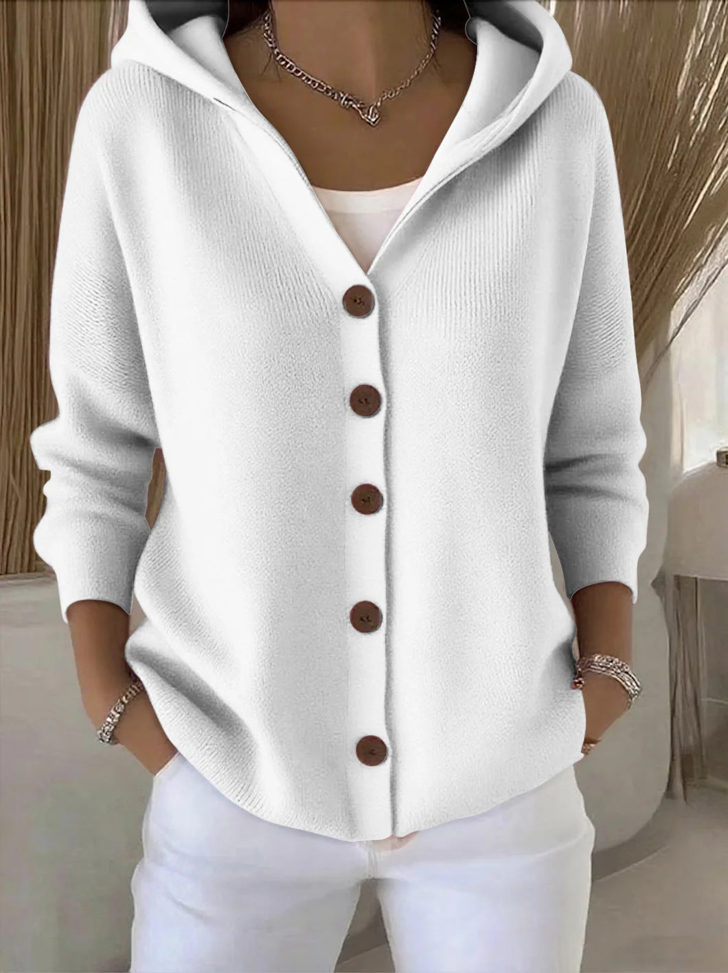 Rocío | Chaqueta de punto ligera con capucha
