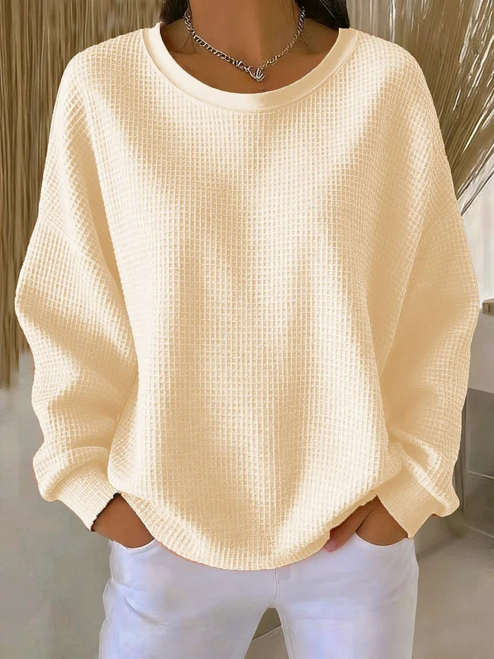 Nuria | Jersey texturizado de corte relajado