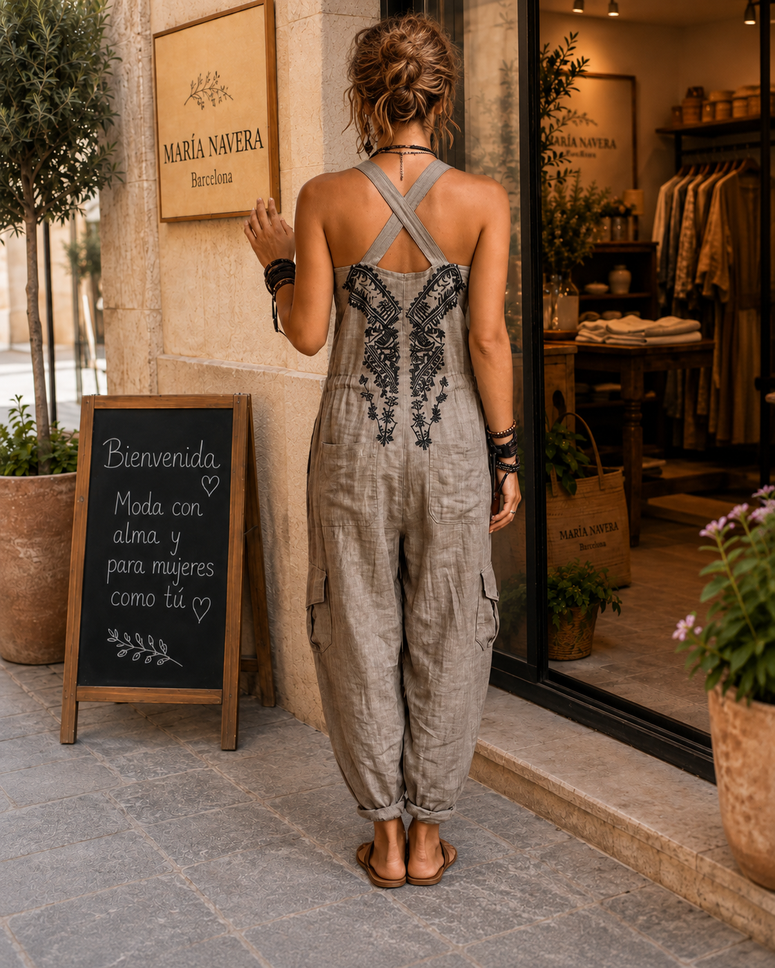 Olivia | Mono bohemio fluido y favorecedor