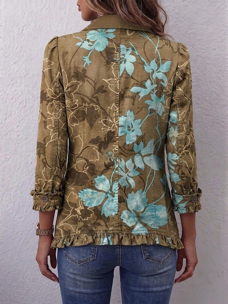 Salud | Chaqueta floral degradada de inspiración vintage