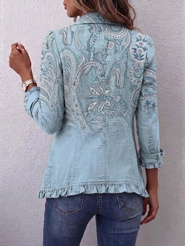 Remedios | Chaqueta paisley vintage de corte estructurado
