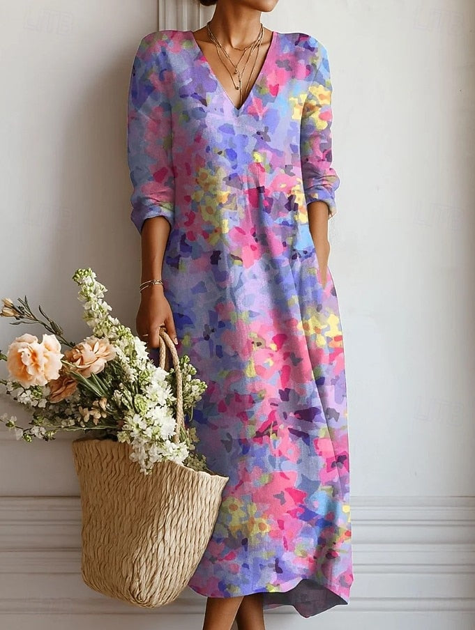Herminia | Vestido largo de estilo atemporal