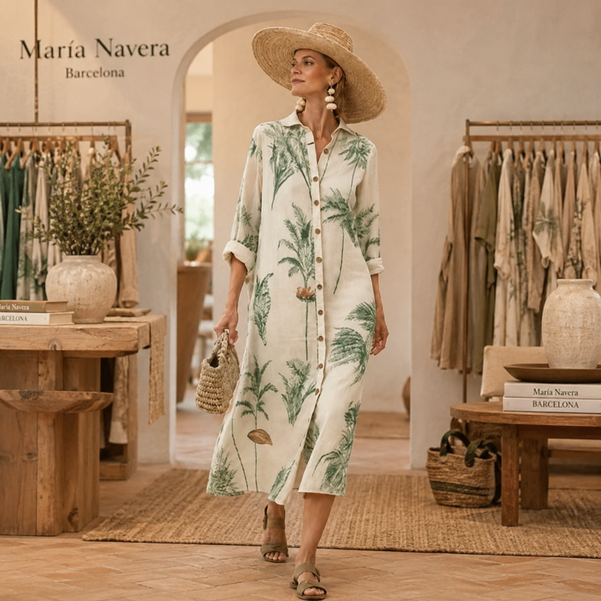 Vestido camisero fluido y favorecedor